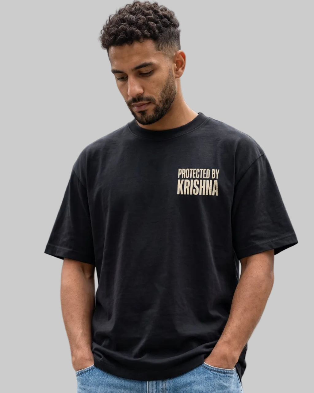 Lord Krishna Unisex Oversized T-Shirt