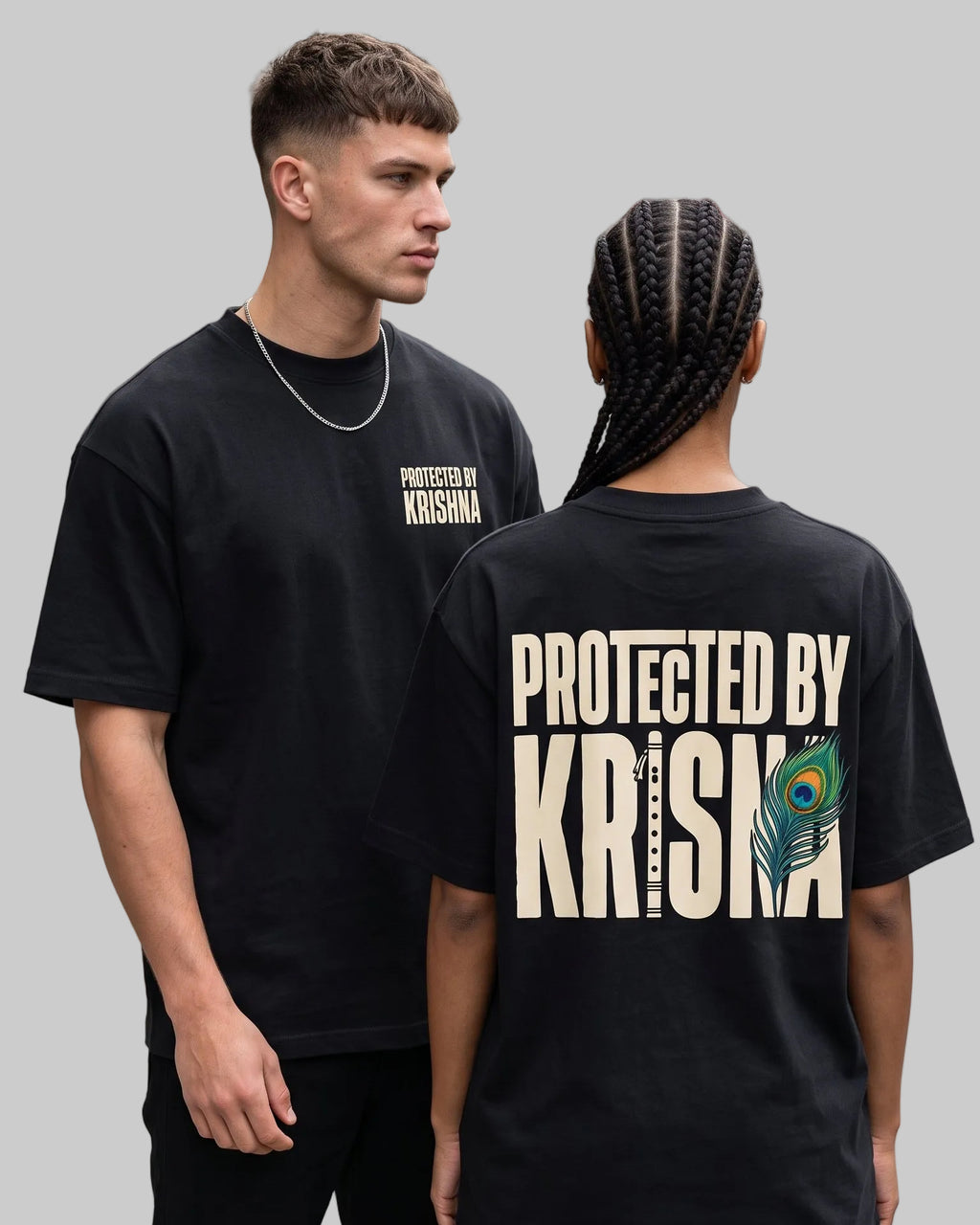 Lord Krishna Unisex Oversized T-Shirt
