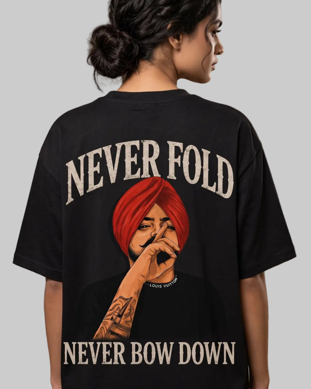Sidhu Moosewala Oversized T-Shirt