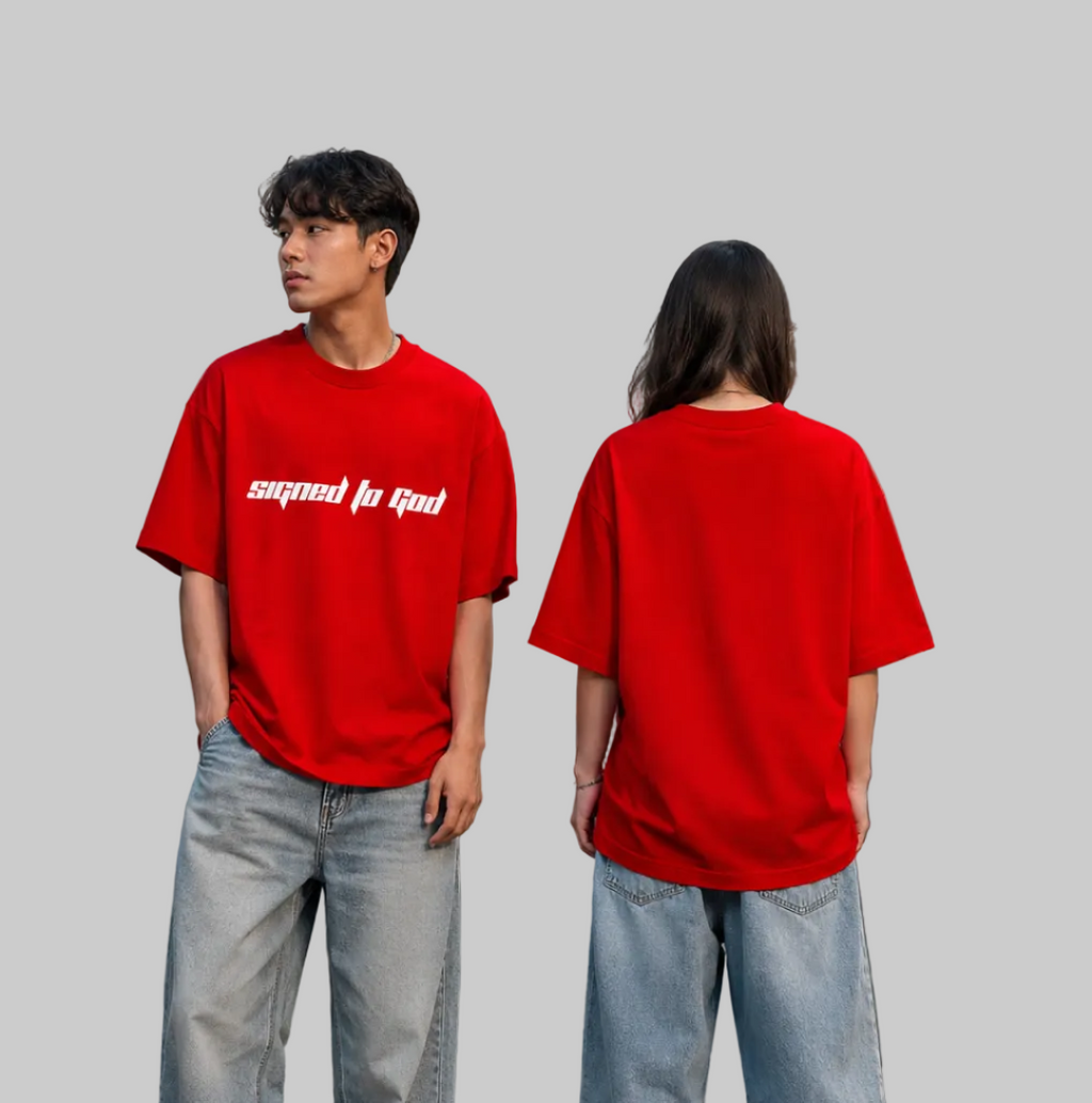 Signed To God Unisex Oversized T-Shirt